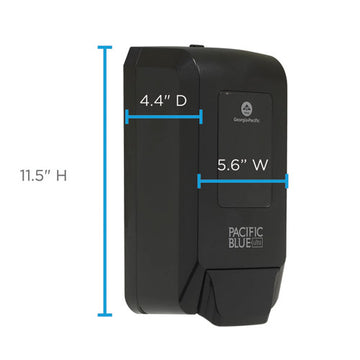 Georgia Pacific® Professional Pacific Blue Ultra Soap-sanitizer Dispenser 1,200 Ml Refill, 5.6 X 4.4 X 11.5, Black freeshipping - TVN Wholesale